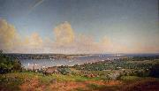 Jasper Francis Cropsey The Narrows from Staten Island oil painting artist